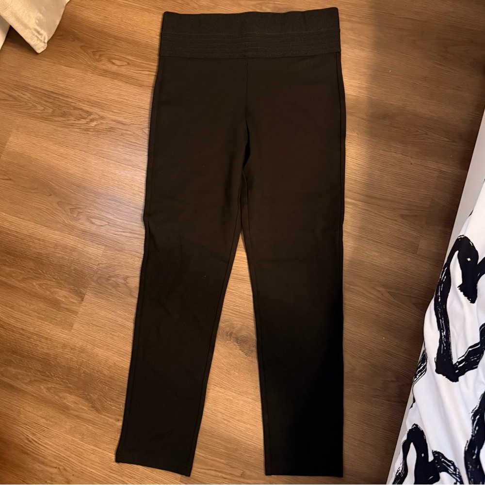 Zara Black Pants with thick waist band Size: XL